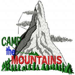 Camping Embroidery Design 2 Camping Embroidery Design 2